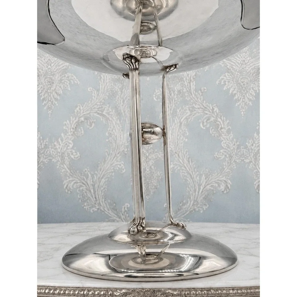 Vintage Imperial EPNS A1 Silver-Plated Pedestal Tazza Centerpiece Compote Bowl